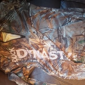 Duck dynasty long sleeve camo half zip
